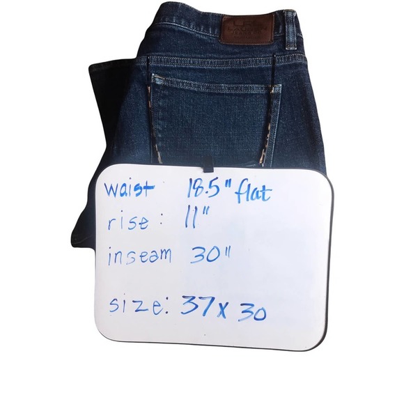 LRL LAUREN JEANS CO Ralph Lauren Classic Bootcut Dark Denim Jeans, 37 X 30 - Picture 9 of 9